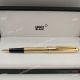 Replica Mont blanc Meisterstuck Stripped Barrel Rollerball Pen Yellow Gold (5)_th.jpg